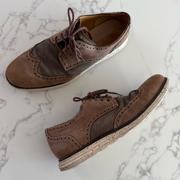 Cole Haan Lunargrand Wingtip Oxford - Chestnut - Size 11M main image 7
